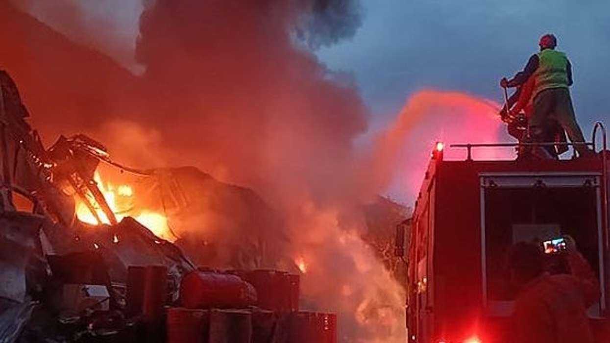 Chinese dam construction camp in Pakistan catches fire