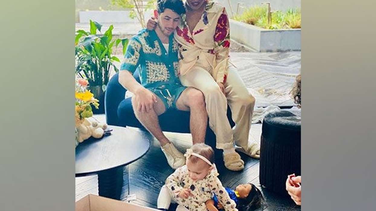 Priyanka and Nick watch daughter Malti Marie play in new photos from Easter celebration
