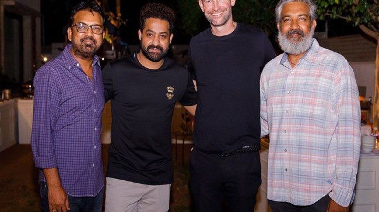 Jr NTR hosts dinner for Amazon Studios top executive, SS Rajamouli joins