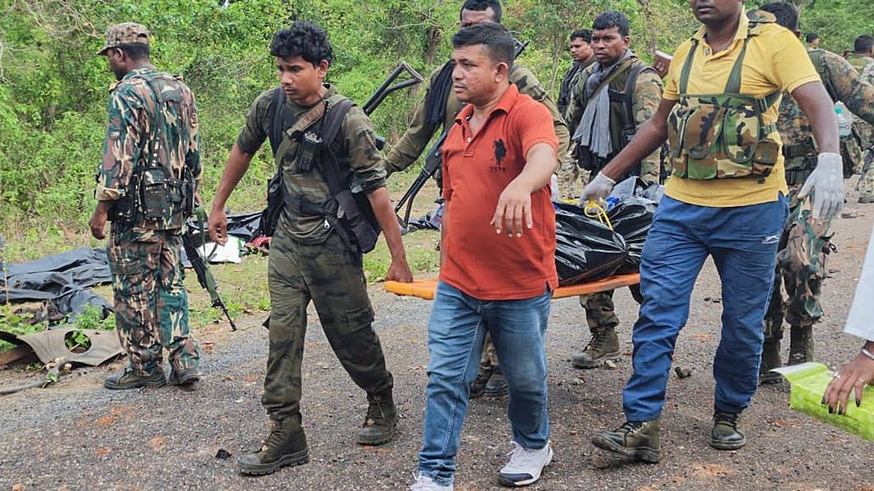 Ten policemen, driver killed in central India in suspected Maoist attack