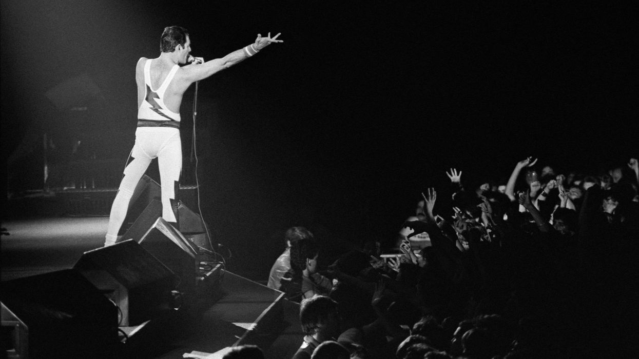 Freddie Mercury’s ‘shortest, tightest’ hotpants worn at 1980 Birmingham gig sell for £18k
