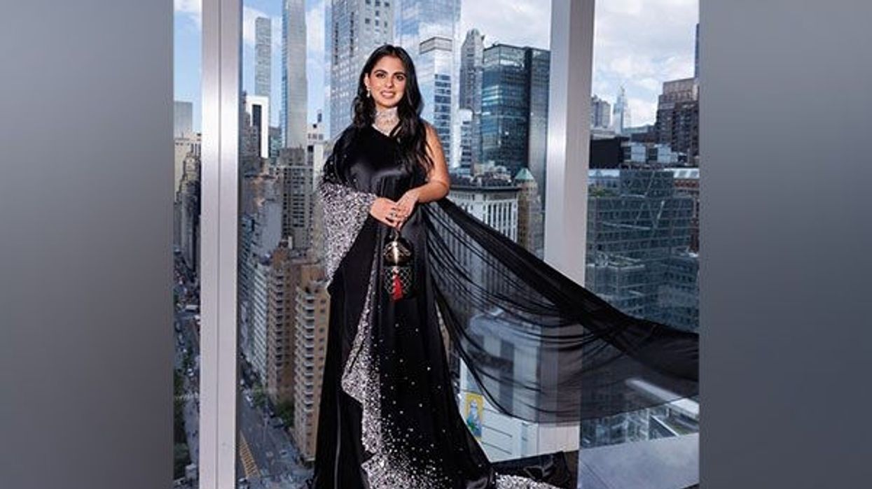 Met Gala 2023: Isha Ambani makes appearance in a black saree gown