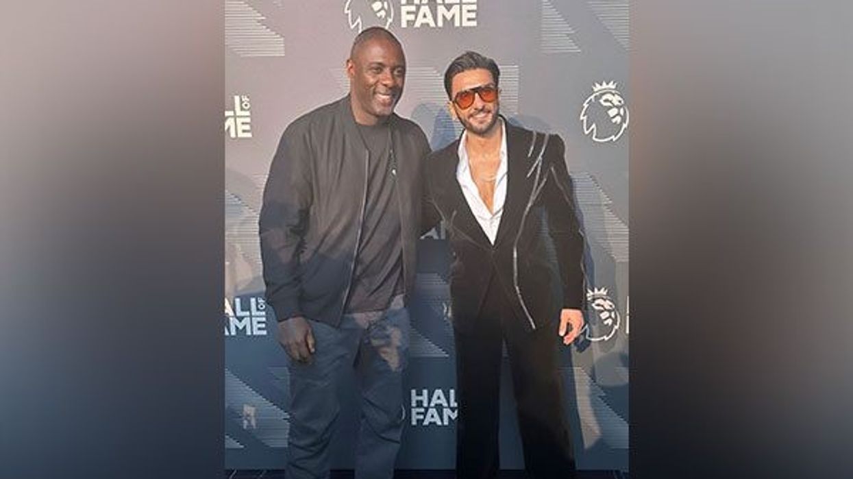 When Ranveer Singh met 'fellow gooner' Idris Elba