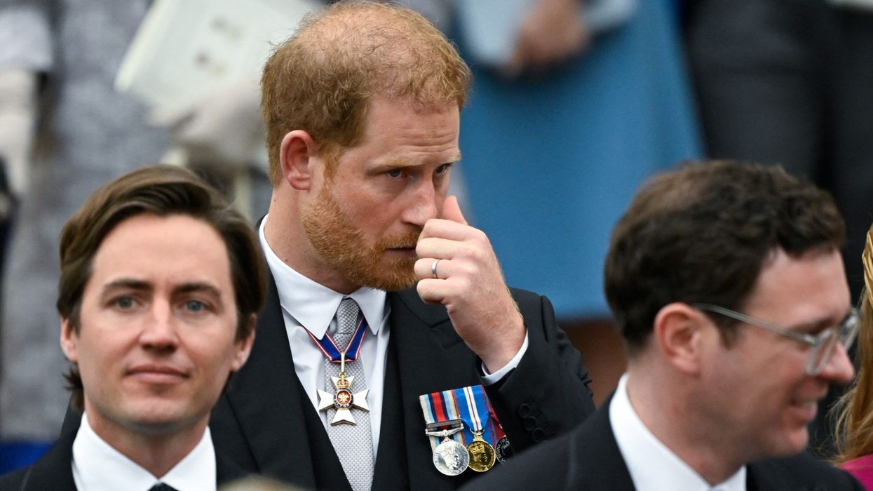 Prince Harry attends coronation, settles for third row seat