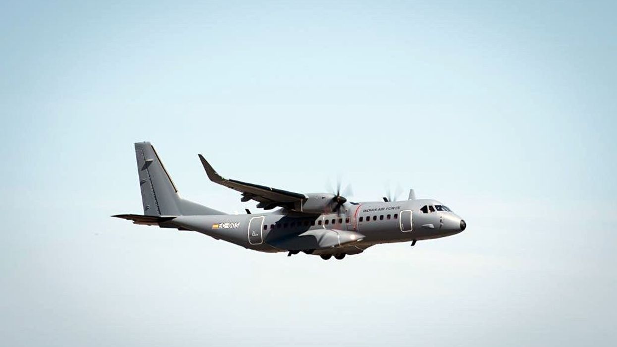 Airbus C295 built for India completes maiden flight in Spain
