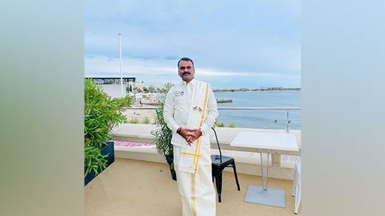 Cannes 2023: Union Minister wears Veshti, shirt with Tricolour on red carpet