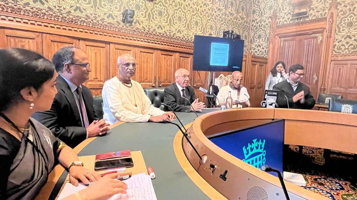 House of Commons commemorate contributions of ISKCON founder