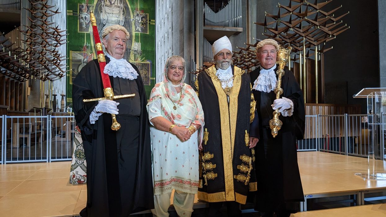 Coventry gets its first turban-wearing Lord Mayor