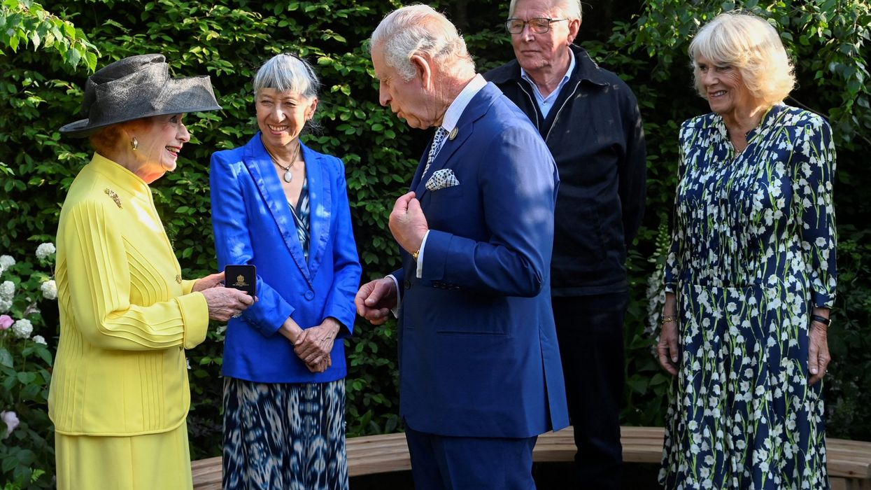 King and Queen present first Elizabeth medal of honour at RHS Chelsea Flower Show