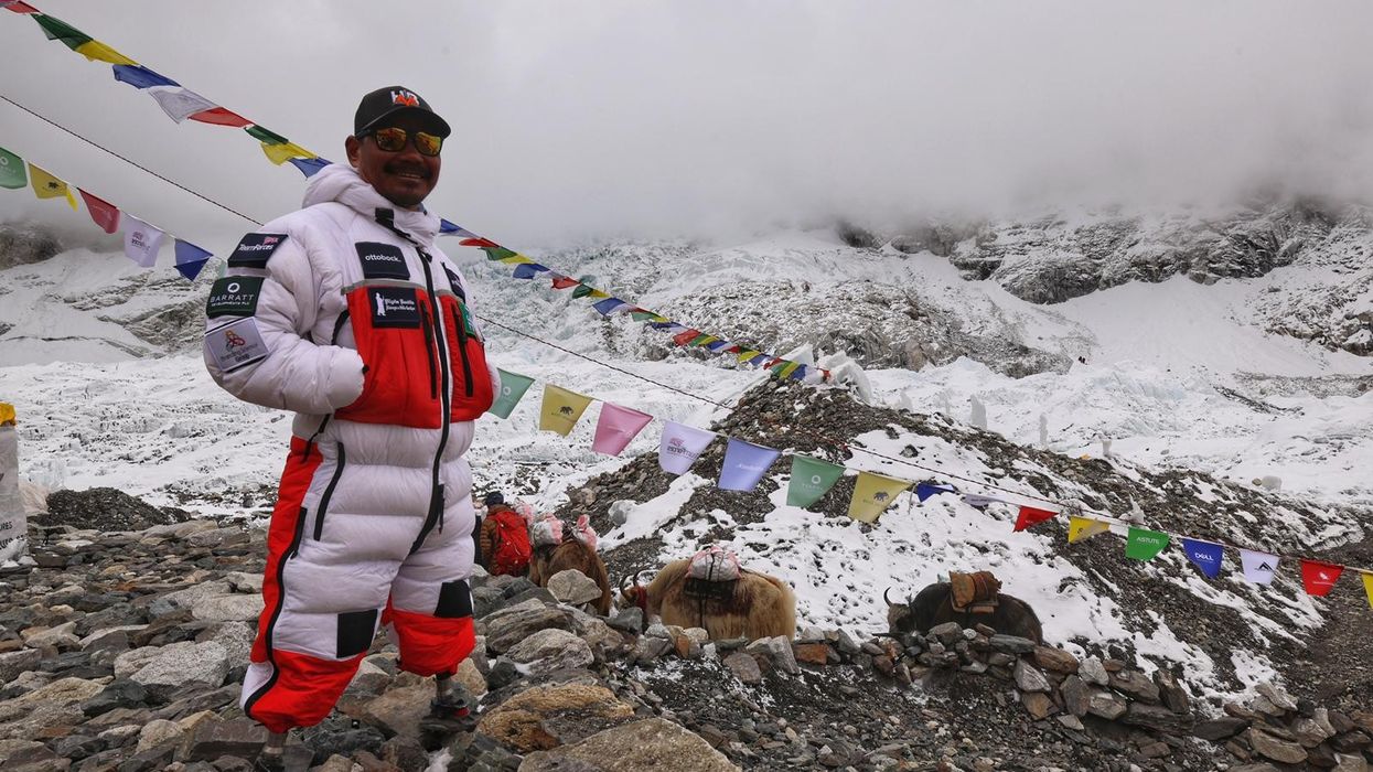 Former Gurkha soldier becomes first double above-the-knee amputee to conquer Mt Everest