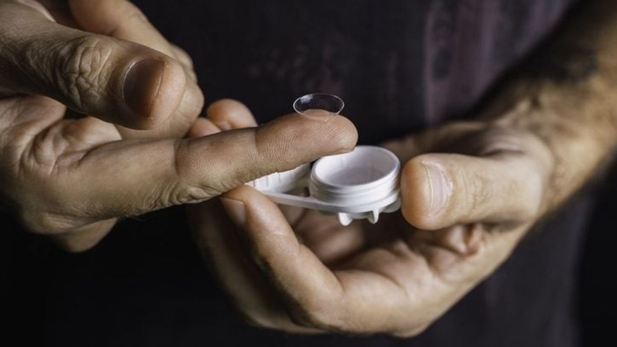 Man uses same contact lenses for three years, gets permanent eye damage