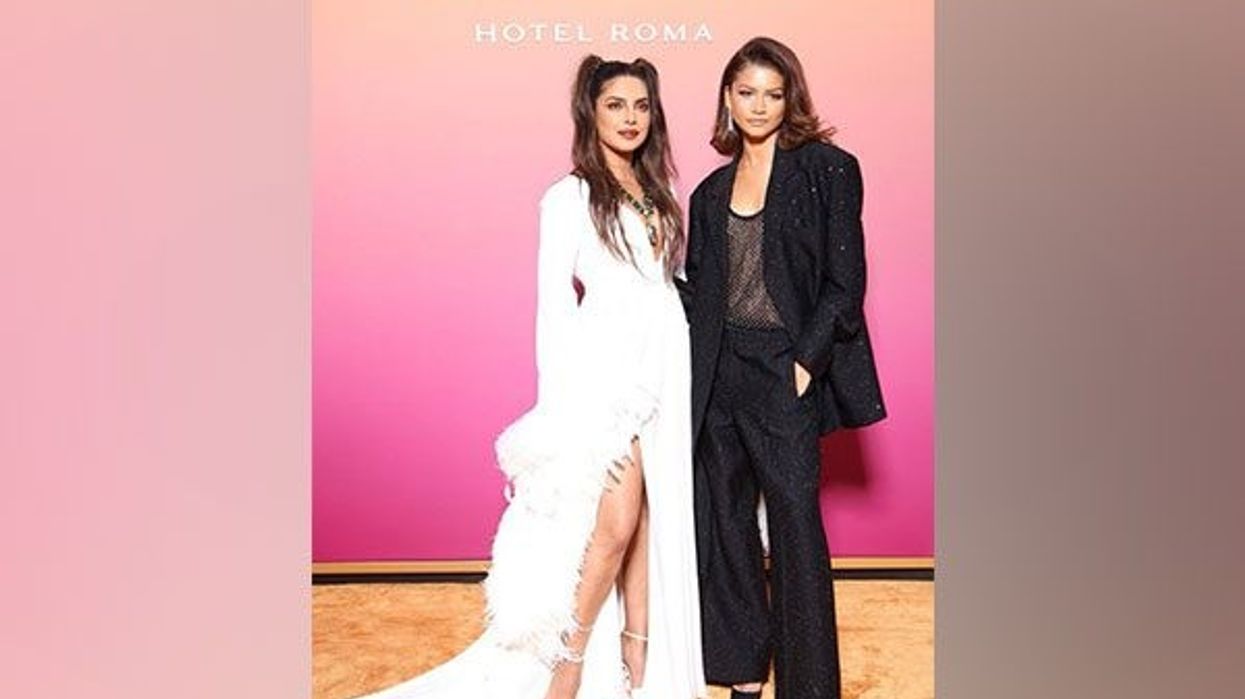 Priyanka bonds with Zendaya in Rome
