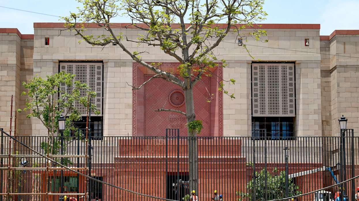 A map in India’s new parliament building makes country's neighbours uneasy