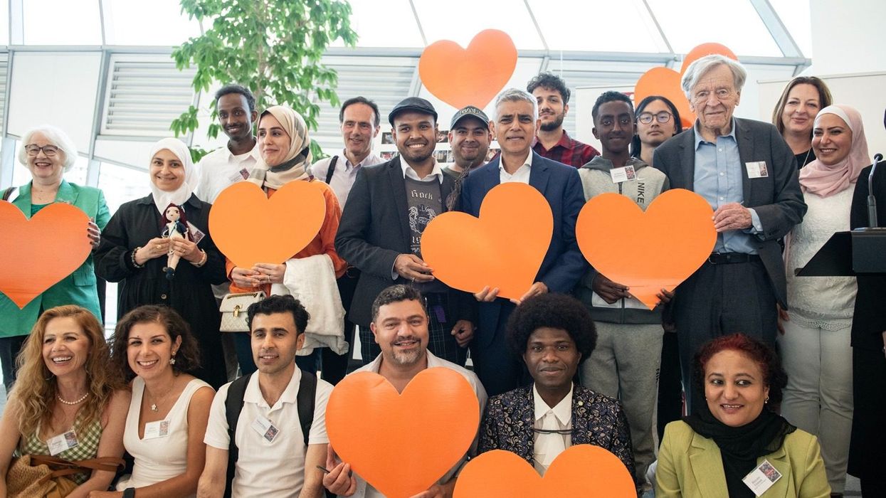 Sadiq Khan opens refugee week exhibition
