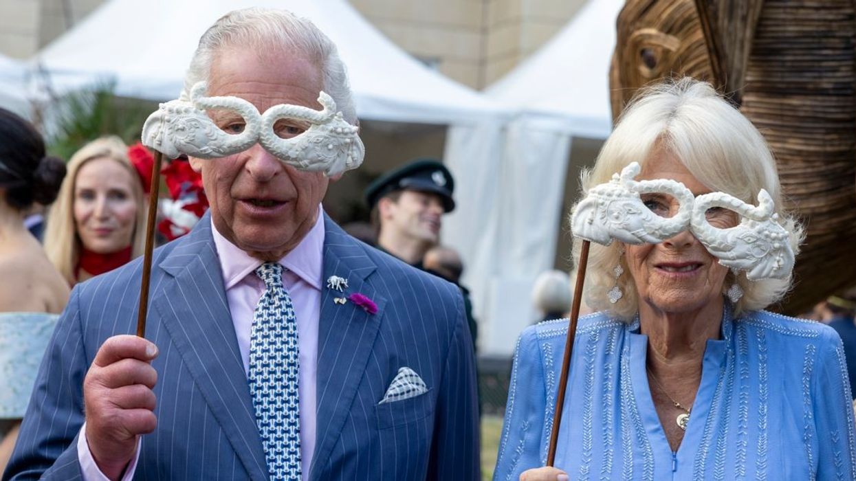 King and Queen wear Sabyasachi masks in support of charity