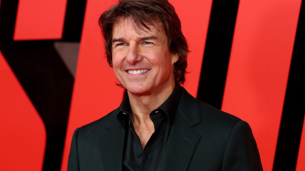 Tom Cruise shot an action sequence on top of a speeding train