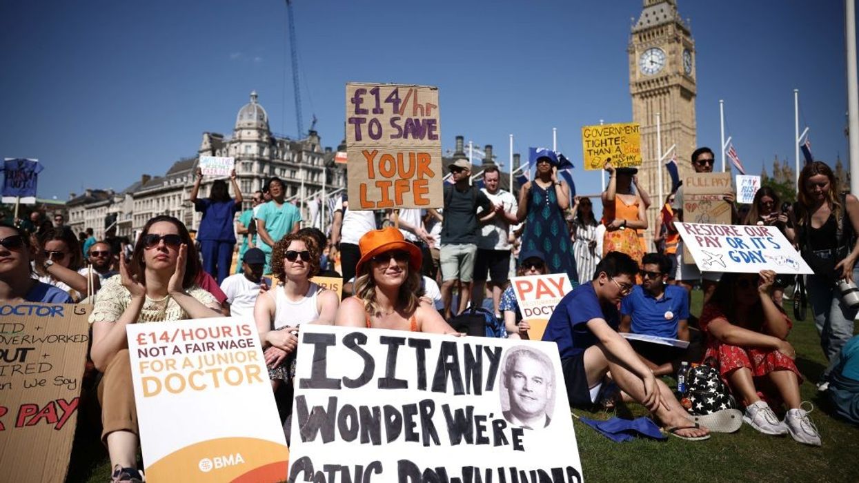 Doctors stage biggest walkout in NHS history