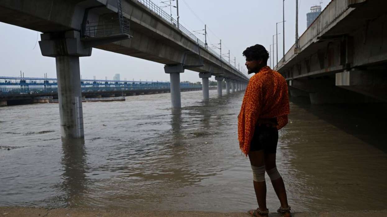 Delhi river reaches record high in monsoon floods
