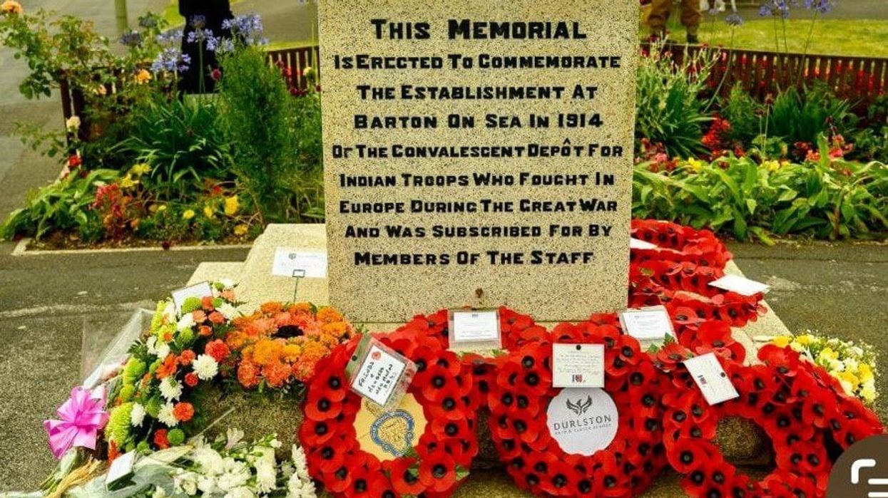 Seaside ceremony in England honours first World War Indian soldiers