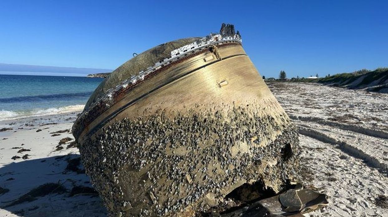 Is space junk on Australian beach linked to Indian rocket?