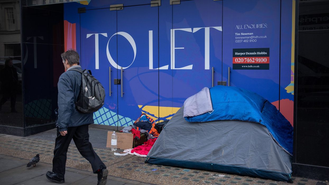 Homelessness rates in England reach five-year peak