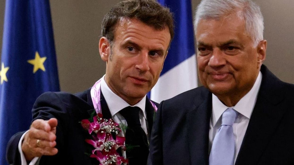 Macron makes 'historic' stop in Sri Lanka