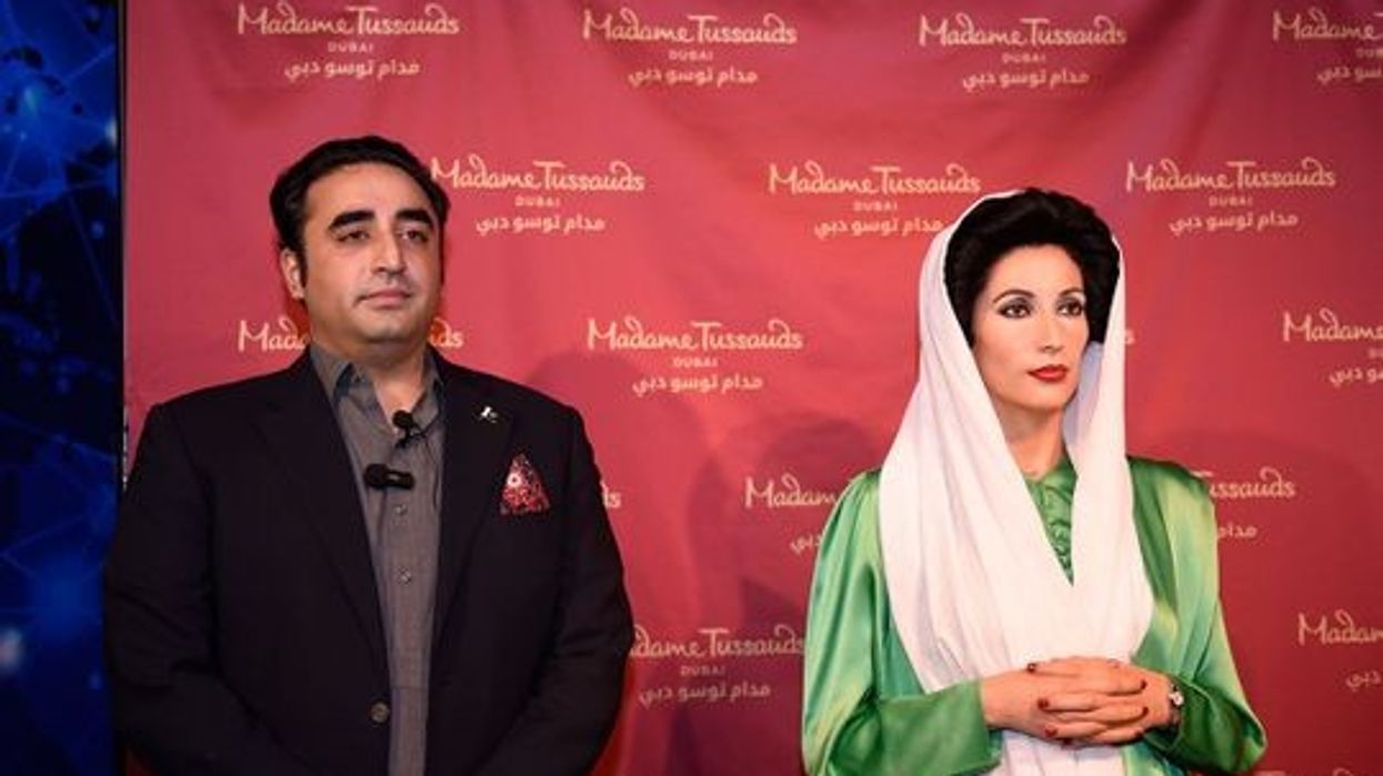 Benazir Bhutto's wax statue unveiled at Madame Tussauds Dubai