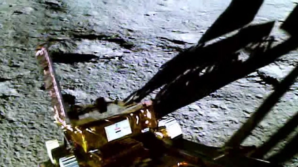 Chandrayaan-3 moon rover begins lunar exploration