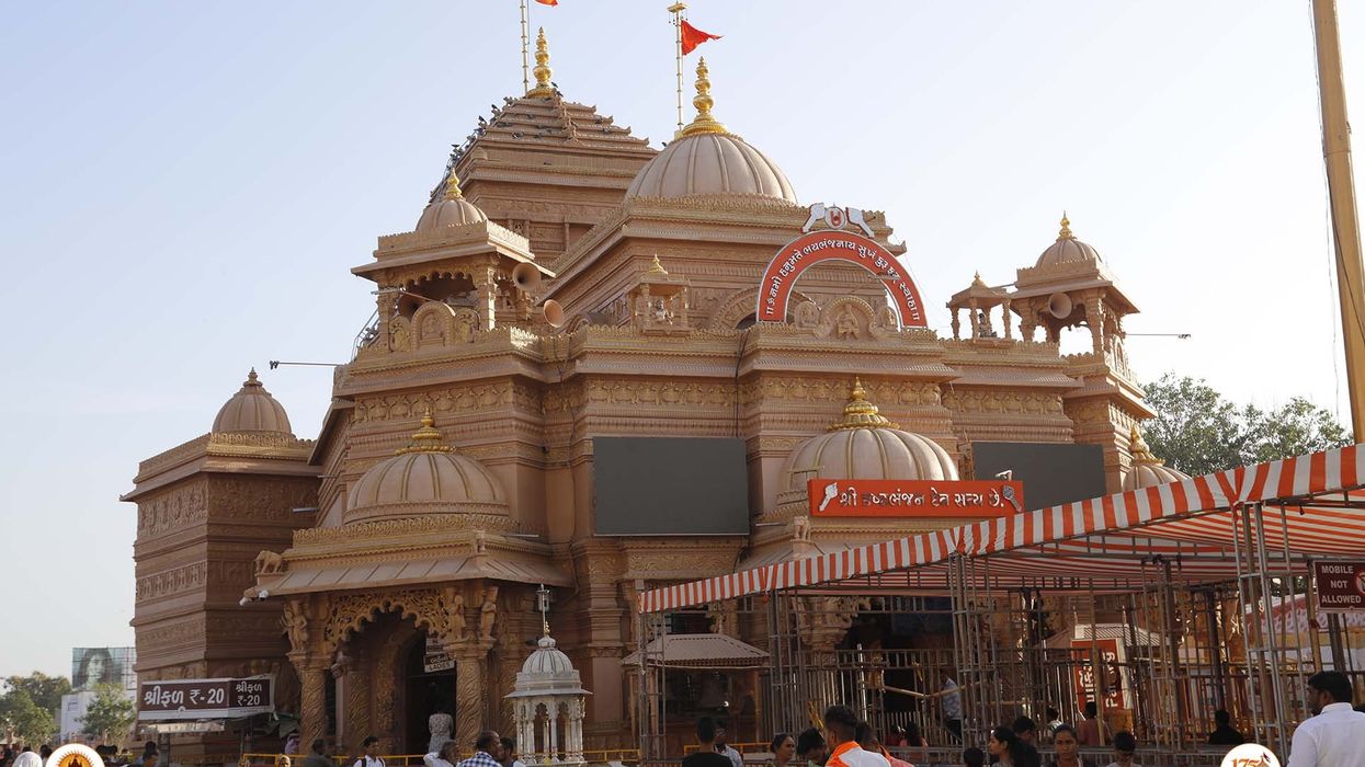 Swaminarayan sect removes Lord Hanuman murals from temple in India's Botad