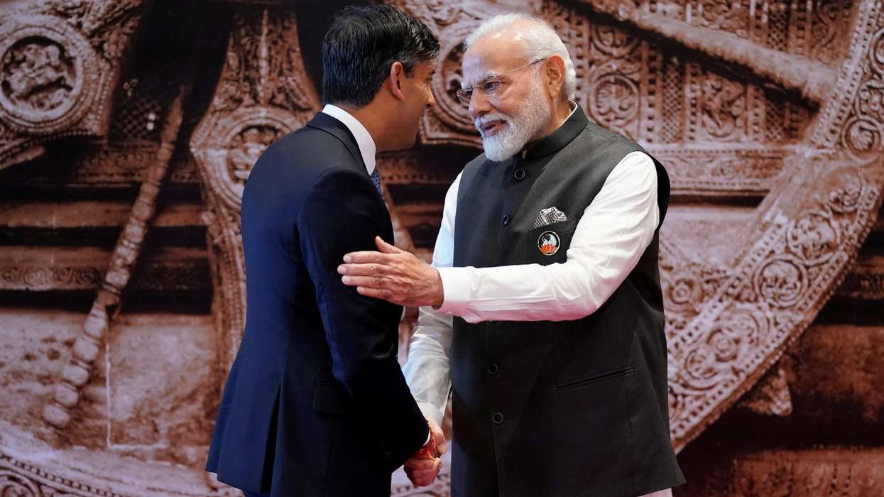 Sunak welcomed to India with 'Jai Siyaram' salutation