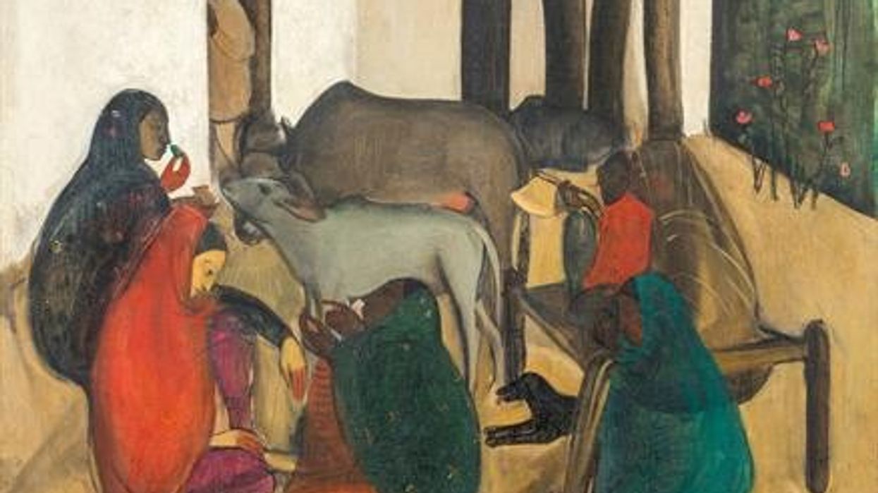 Sher-Gil’s Indian art ‘The Story Teller’ sets record