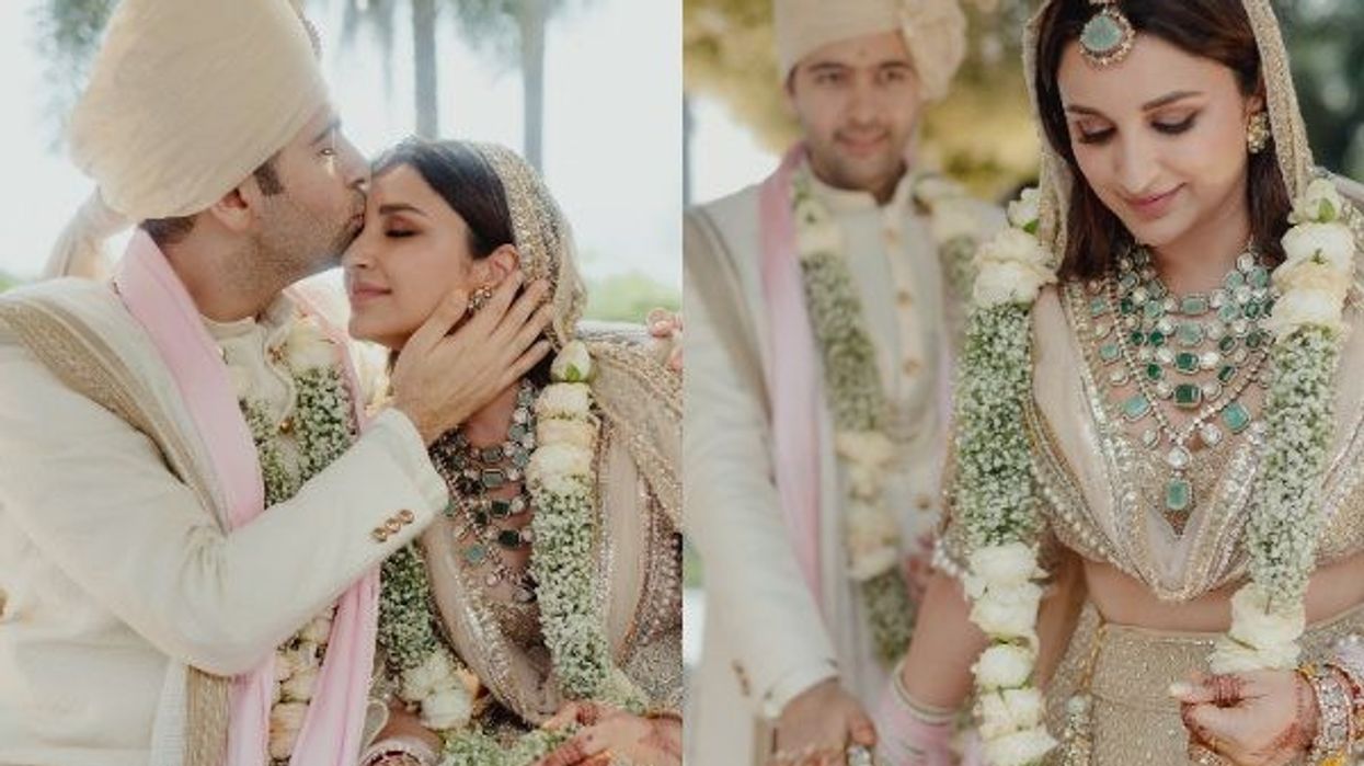 First pictures from Parineeti Chopra-Raghav Chadha wedding out
