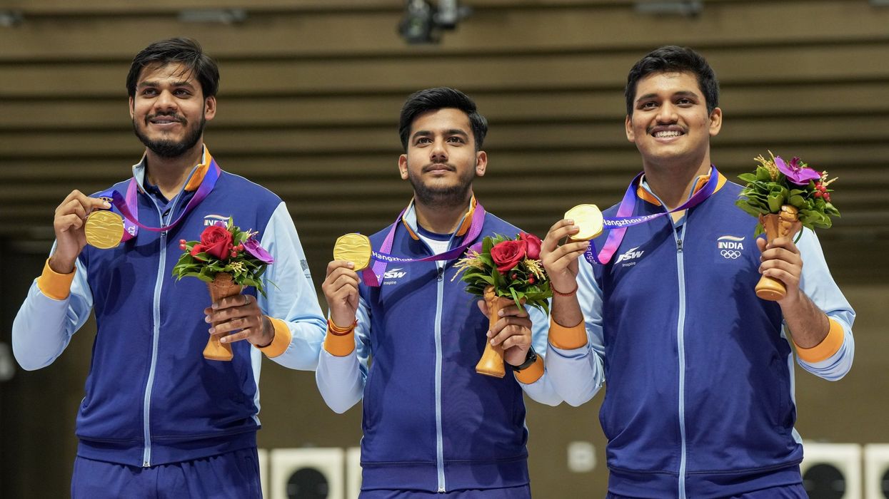 Indian 10m air rifle team clinches Asian Games gold with world record score