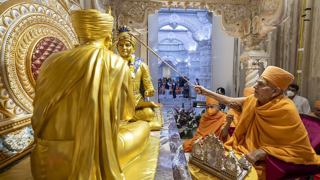 New Jersey Akshardham celebrates Murti Pratishtha ceremony