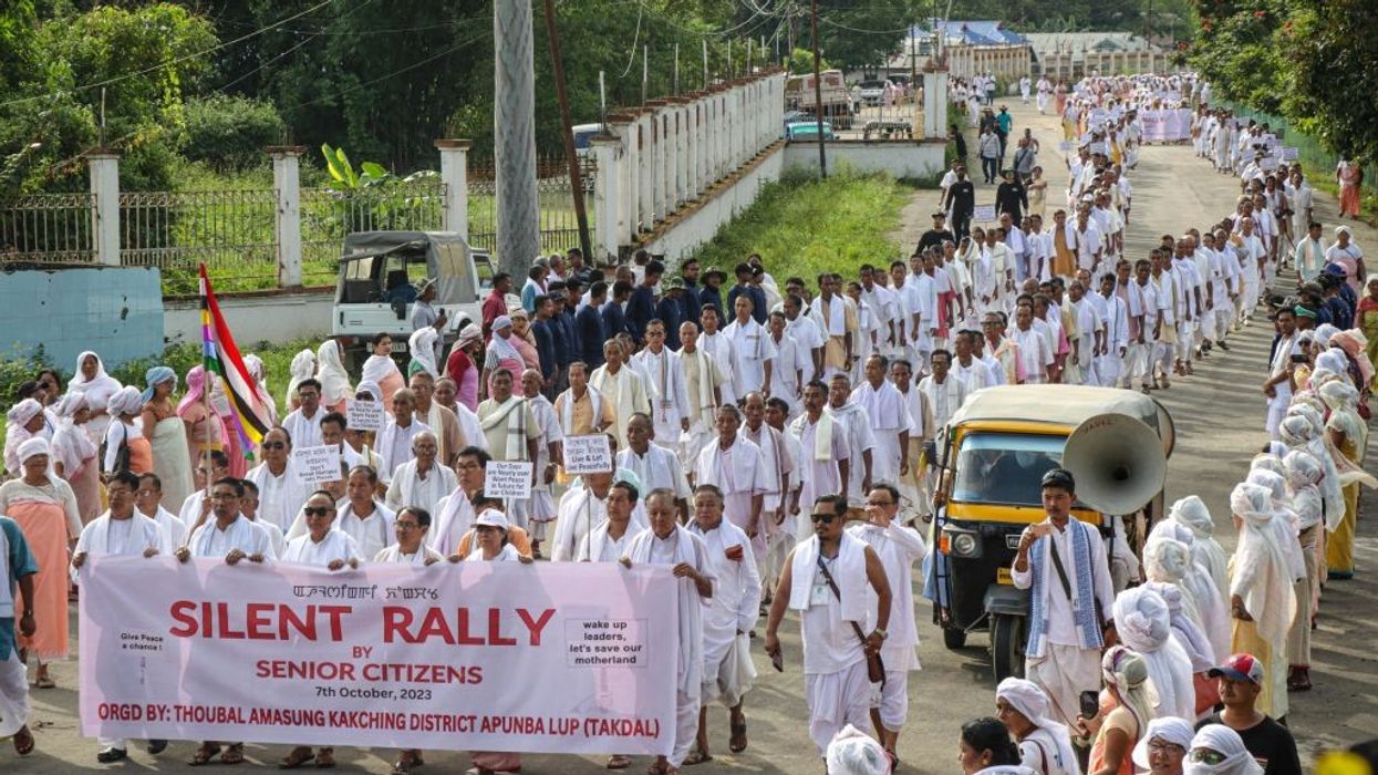 Video of burning man sparks demands for justice in Manipur