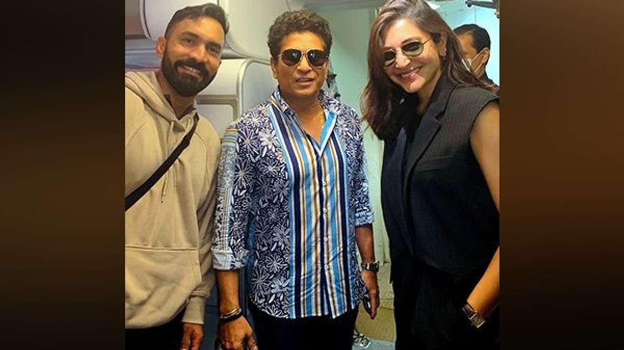 Anushka, Arijit, Sachin arrive for Cricket World Cup match against Pakistan in Ahmedabad