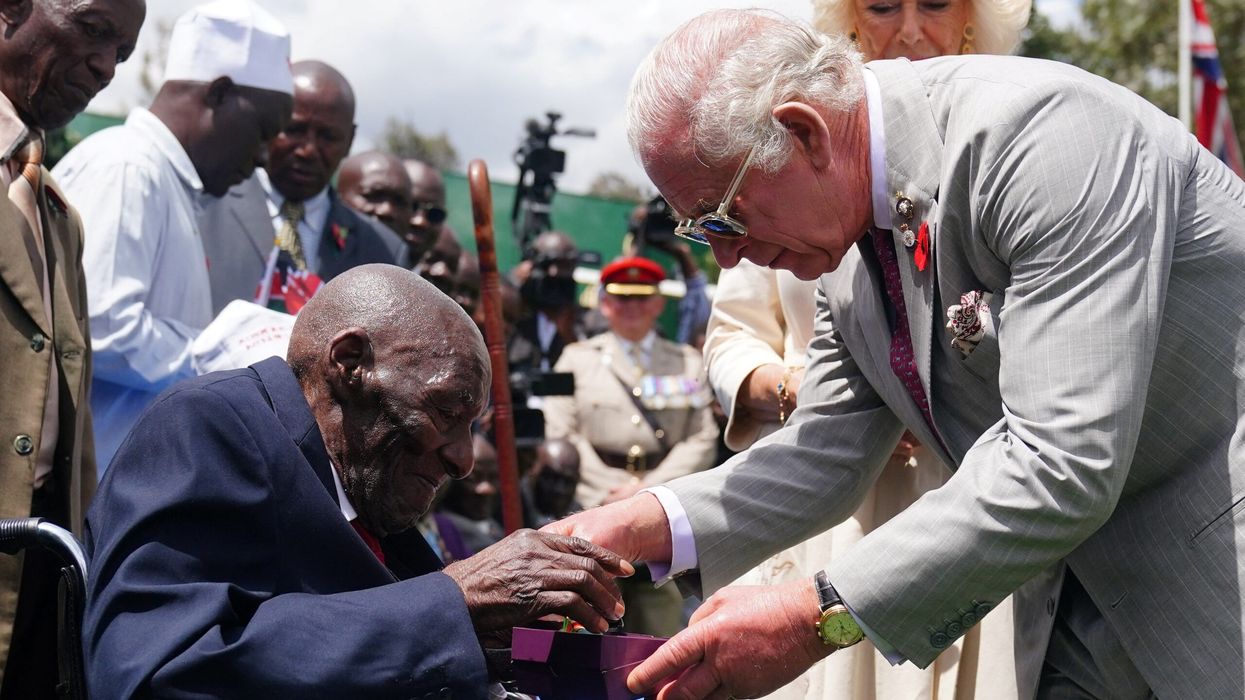 King says 'no excuse' for colonial abuses during Kenya visit