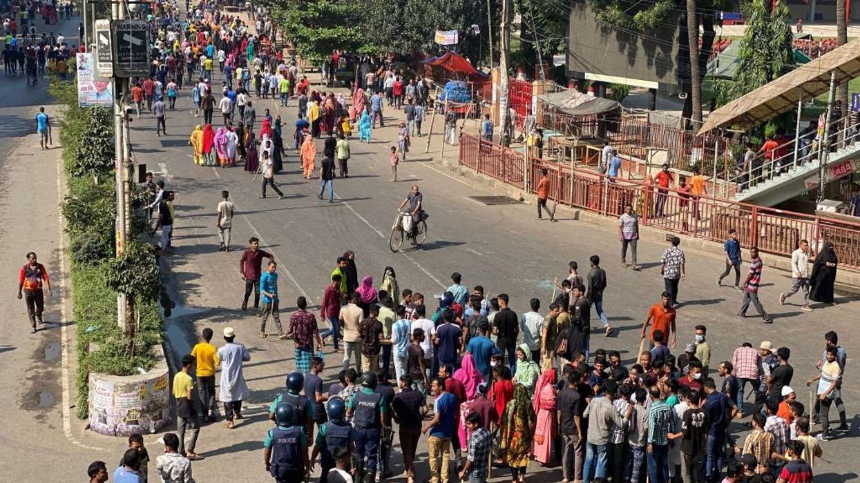 Bangladesh garment workers block roads in fair wage protest