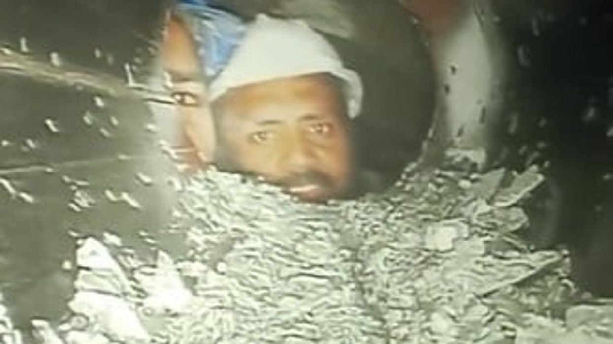 First video emerges of workers trapped in collapsed Indian tunnel