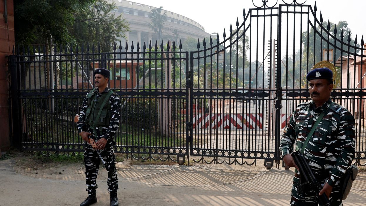 Four booked for terror over Indian parliament security breach