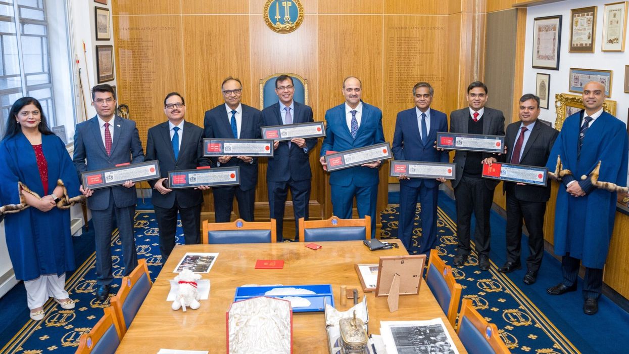 City of London Freedom honours for leading Indian bankers