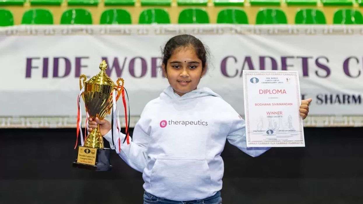 British Indian girl’s chess triumph