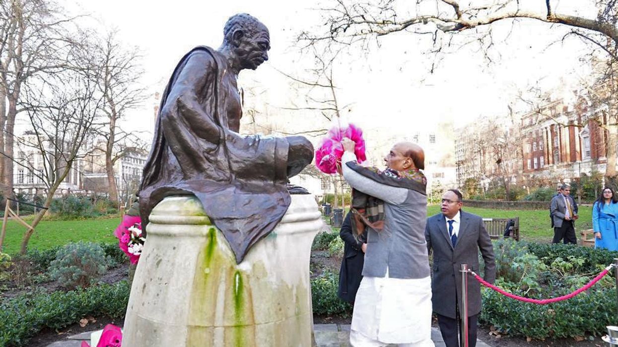 Rajnath Singh starts UK tour with visit to Gandhi memorial