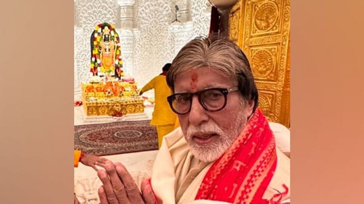 Amitabh shares picture with Ram Lalla idol in Ayodhya