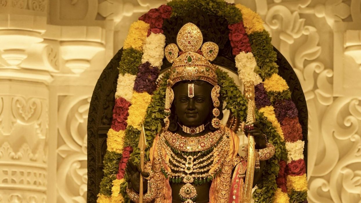 Sculptor explains crafting black Ram idol as depicted in epic
