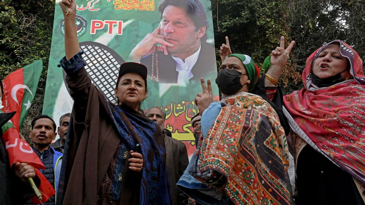 Imran Khan's party fights to stay visible