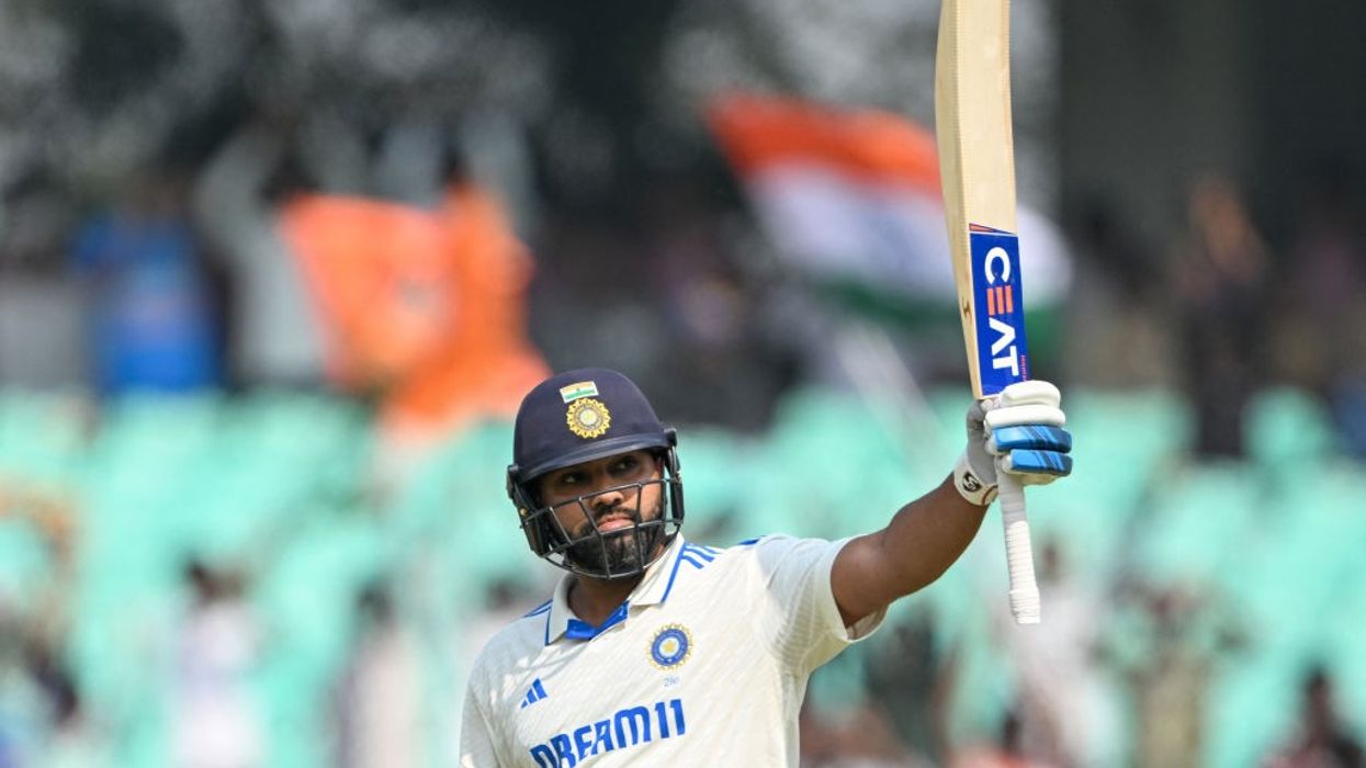 Rohit and Jadeja steady India after top order wobble