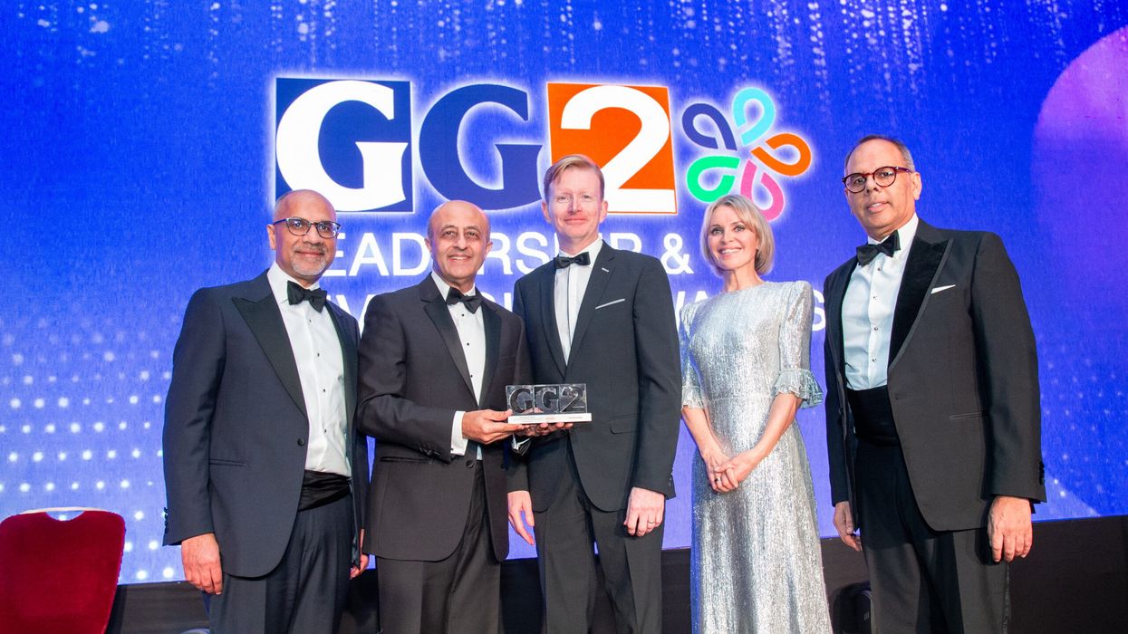 Lord Gadhia scoops top honour at GG2 Leadership Awards