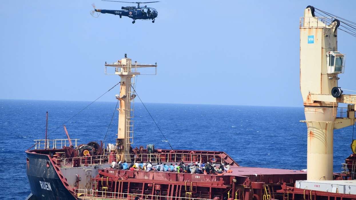 Indian Navy foils Somali pirate attack; rescues crew