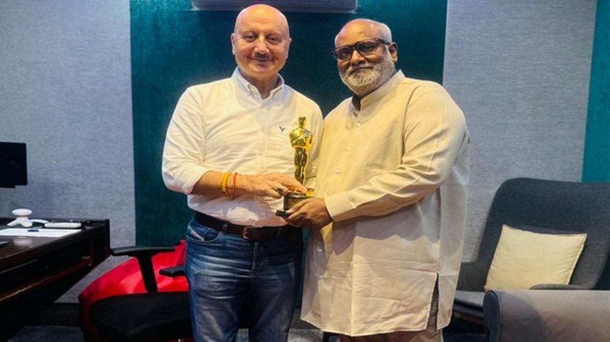Oscar-winner MM Keeravani collaborates with Anupam Kher